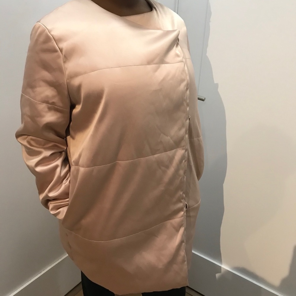 Marciano silk Fall puffer coat
